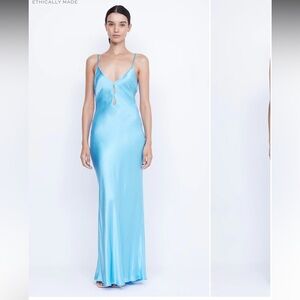 Bec + Bridge BRAND NEW Margaux Keyhole Dress in Topaz Blue Size 8